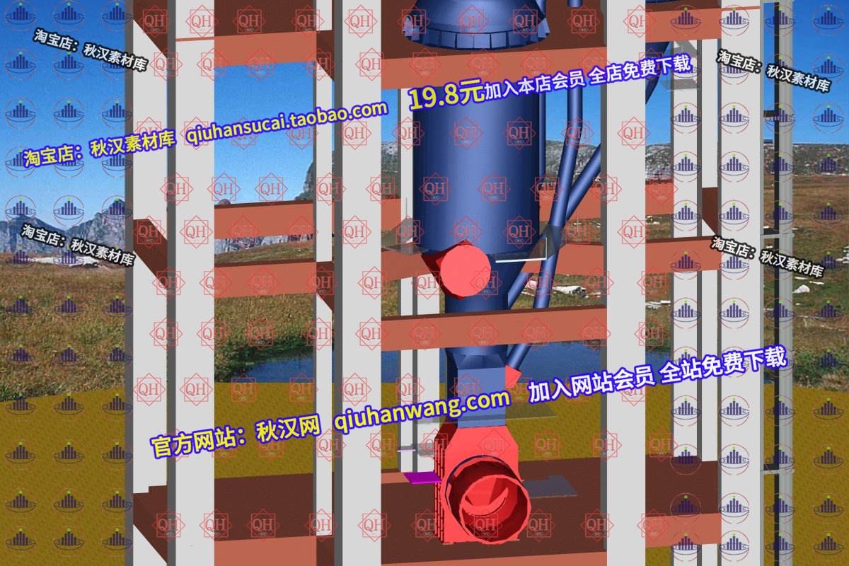 6级-分解炉-斗式提升机给料--igs